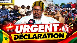 🔴Urgent Intégralité de la déclaration de Serigne Bassirou Abdou Khadr Mbacké