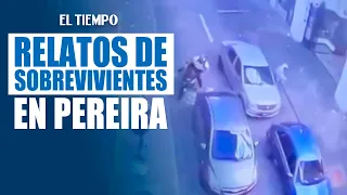 Sobrevivieron por segundos: los impactantes relatos tras el colapso de edificios en Pereira