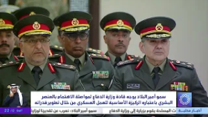 سمو أمير البلاد القائد الأعلى للقوات المسلحة يقوم بزيارة إلى وزارة الدفاع