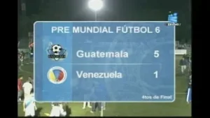 Guatemala derrota a Venezuela 5 a 1 en Pre Mundial fútbol 6