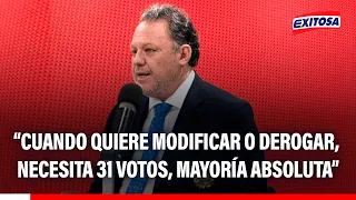 🔴🔵 Senado necesita 31 votos para modificar o rechazar un proyecto de ley, precisa Carlos Mesía