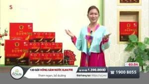 SCJ TV SHOPPING | Elnutri - 120 gói Hồng sâm nước Hàn Quốc 6 năm tuổi Elnutri 70ml/ gói