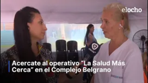 REALIZAN UN OPERATIVO DE SALUD EN EL COMPLEJO BELGRANO