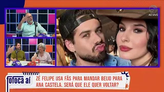 Is It Back On? Zé Felipe Uses Fans to Send a Kiss to Ana Castela and Breaks the Internet
