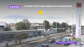 Security guard murdered at TransMilenio Terreros station in Soacha | Security