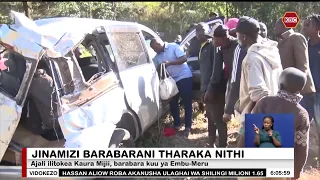 Watu wanne wathibitishwa kufariki ajalini Tharaka Nithi