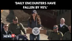 'Encounters Have Fallen By 95%': Noem Highlights Border Statistics In Law Enforcement Address | N18G