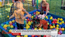 Grupo Super Amigos promove festa gratuita e reúne cerca de 4 mil pessoas no estádio do Mamoré