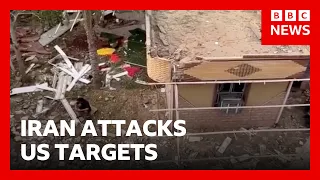 Iran retaliates after US strike kills four at wedding | BBC News