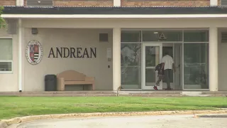 Andrean High School welcomes students back despite storm damage
