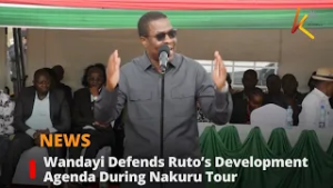 Wandayi Defends Ruto’s Development Agenda During Nakuru Tour