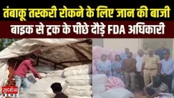तंबाकू तस्करी रोकने के लिए जान की बाजी, बाइक से ट्रक के पीछे दौड़े FDA अधिकारी | Maharashtra