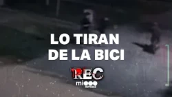 THEY KICK HIM OFF HIS BIKE - HE WITHSTANDS THE PUNCHES - #REC