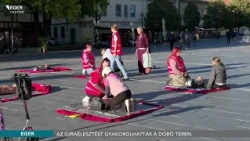 Az újraélesztést gyakorolhatták a Dobó téren - 2026.10.19.