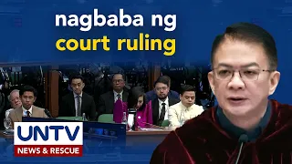 Ruling sa pinagtalunang request ng Prosekusyon, ibinaba na ng impeachment court