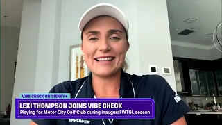 Golfer Lexi Thompson is excited to play in the WTGL's inaugural season on ESPN! ⛳ | Vibe Check