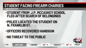 Lancaster police arrest student with gun at school