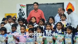 Goan Reporter: Pedne Seva Trust gave school kits to Pernem Govt primary & pre-primary students.