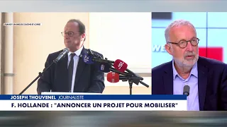 Joseph Thouvenel on François Hollande: "Outside of their political life, they no longer exist"