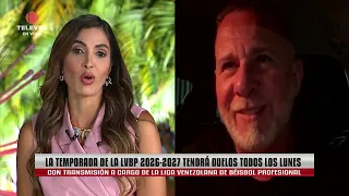 Giuseppe Palmisano: The LVBP will have games every day this season - Teledeportes 09/08/26