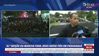18TH ANNUAL MARCH FOR JESUS BRINGS FAITHFUL TOGETHER IN PARANAGUÁ