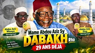 MAME ABDOU AZIZ SY DABAKH RTA 29 ANS DÉJÀ TÉMOIGNAGE ABDOU AZIZ MBAAYE ET ABDOU AZIZ DIOP