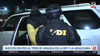 New blows to the Tren de Aragua in the RM and La Araucanía