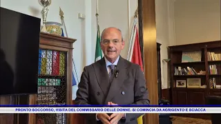 EMERGENCY ROOM: VISIT BY THE COMMISSIONER FOR WOMEN BEGINS IN AGRIGENTO AND SCIACCA