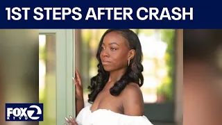 Oakland woman takes first steps one month after crash involving | KTVU  kid drivers