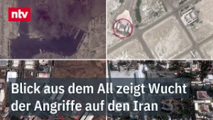 Blick aus dem All zeigt Wucht der Angriffe auf den Iran - Militärschläge von USA und Israel