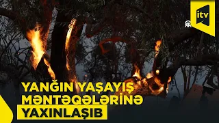 Siciliyada güclü meşə yanğınları: sakinlər evlərini tərk edirlər