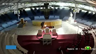 Man arrested for setting fire to altar at Catholic shrine in Poland