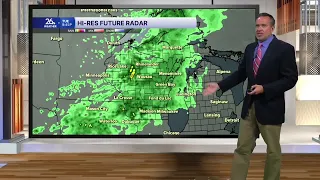 After 10 days without a single drop of rain, we will get trlllions tonight