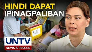 Barangay at Sangguniang Kabataan elections, hindi dapat ipinagpaliban — VP Duterte