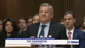 Netflix Co-CEO Ted Sarandos Opening Statement on Proposed Acquisition of Warner Bros.