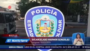 Excarcelado Marwin González en Bolívar – El Noticiero emisión meridiana 03/03/26