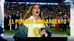 LA HISTORIA DETRÁS DEL PONCHO QUE USÓ LA SOLE EN LA DESPEDIDA DE MESSI #TelefeNoticias
