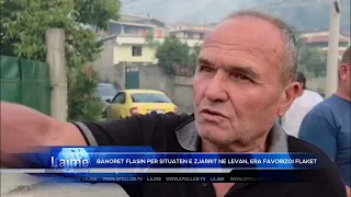 Banoret ne Levan flasin per situaten e zjarrit, pritet nje nate e veshtire