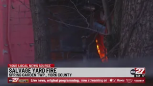 Update on York Co. salvage yard fire, environmental impacts