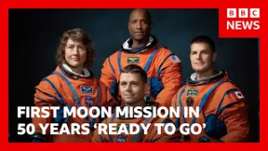 First manned Moon mission in 50 years is 'ready to go', says Nasa | BBC News