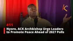 Nyoro, ACK Archbishop Urge Leaders to Promote Peace Ahead of 2027 Polls