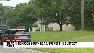 Man dead, another detained after apparent shooting at Somers house