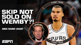 ‘I’M NOT SURE ABOUT HIS CLUTCH GENE!’ 😳 Skip Bayless questions Wemby | First Take