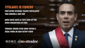 ?️? ClicAM del 18 de FEBRERO: Perú define interino: cuatro postulantes tras censura a José Jerí