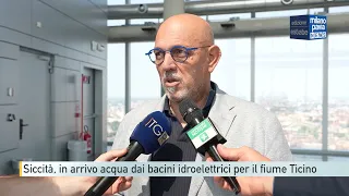 Drought: water on the way from hydroelectric reservoirs in Lake Maggiore to supply the Ticino river