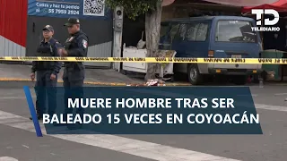 Shot 15 times! Man gunned down by suspected delivery drivers in Coyoacán