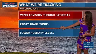July 31, 2026 Hawaii weather and surf: Elevated winds this weekend- Jen Robbins