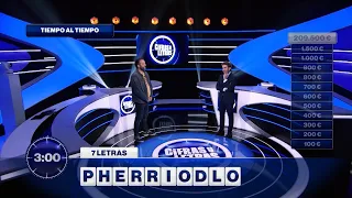 Final Round: David plays for €209,500 in the 'Time Will Tell' round | #CIFRASYLETRAS