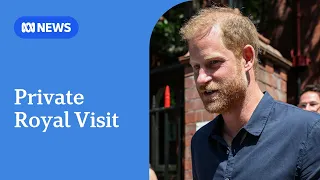 King and Queen reunite with Prince Harry's family at private residence | ABC NEWS