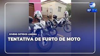 ON AIR - Two teenagers detained for attempted motorcycle theft in Limeira